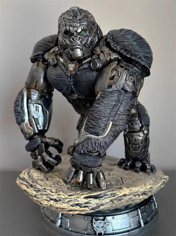 Optimus Primal Battle Version Statue With Two Heads Marvel Painted Model Stock 07FC0E-D4 - KOEEK
