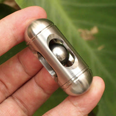 Stainless Steel Clicker Click Balance Ball Hand Fidget Decompression EDC Toy 07FC0E-D4 - KOEEK