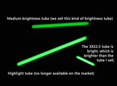 1pc Decorative Pendant 5/6x80mm 5/6x100mm Green Tube 25 Years Life Light Tube 07FC0E-D4 - KOEEK