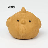 1pc 2.36" Handmade Purple Clay Tea Pet Chicken for Tea Set Decoration 07FC0E-D4 - KOEEK