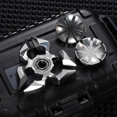 Cool Futuristic Punk Style Hand Spinner Cool Stainless Steel EDC Fidget Spinner 07FC0E-D4 - KOEEK
