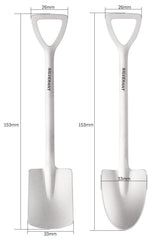 Pure Titanium Shovel Shape Spoon Lightweight Dessert Coffee Spoon Portable EDC 07FC0E-D4 - KOEEK