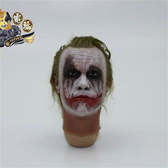 1/6 Black Toys Robber Joker Head Carving Painted Sculpture Figure with Hair Toy BLACK_TOYS - KOEEK