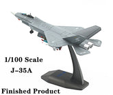 1/100 PLA J-35A Fighter Alloy Diecast Finished Model 07FC0E-D4 - KOEEK