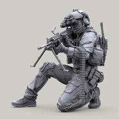 1/35 Resin Figure Model Kit US Special Forces In Action Unassembled Unpainted 07FC0E-D4 - KOEEK