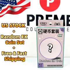 US STOCK Pokemon Chinese Collect 151ex Surprise Booster Coin Set Random Shipping 07FC0E-D4 - KOEEK