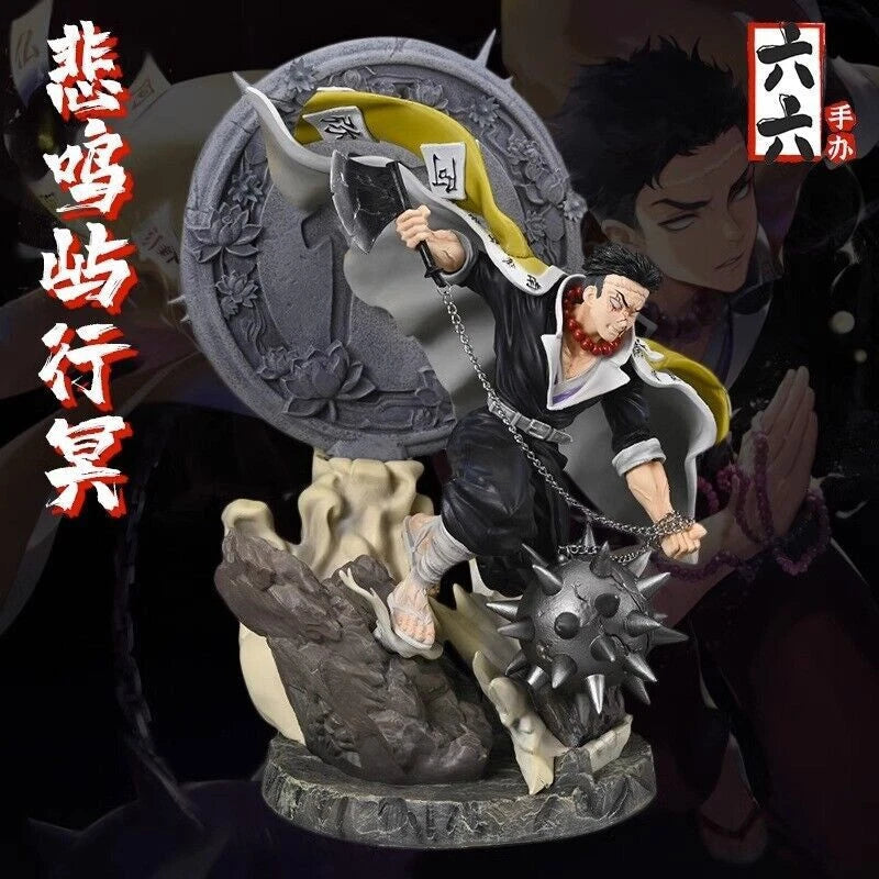 Demon Slayer Himejima Gyomei Cosplay Character Statue Toy Display Decoration 07FC0E-D4 - KOEEK