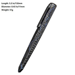 Handmade Titanium Pocket BallPoint Pen Signature Writing Pen Business Office EDC 07FC0E-D4 - KOEEK