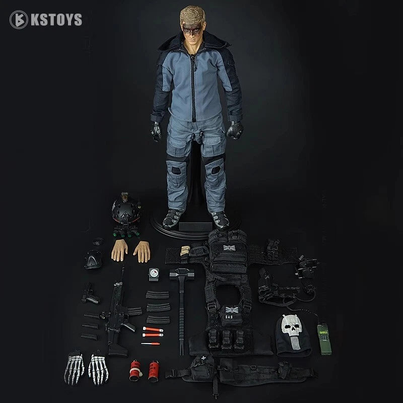 FLAGSET KS21001 Night War Ghost Simon Riley 1/6 Action Figure Collect Boxed! FLAGSET - KOEEK