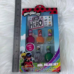 Miraculous Ladybug 5pk Nail Polish in Box – Kids Gift Set, Gift for Children MIRACULOUS_LADYBUG - KOEEK