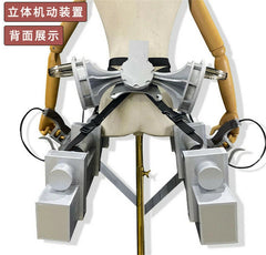 Anime Attack on Titan Mikasa 3D Maneuver Gear Cosplay Props Set Blade Wearable 07FC0E-D4 - KOEEK