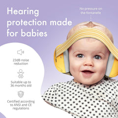 Baby ear muffs for infants up to 36 months - CE and ANSI approved 07FC0E-D4 - KOEEK