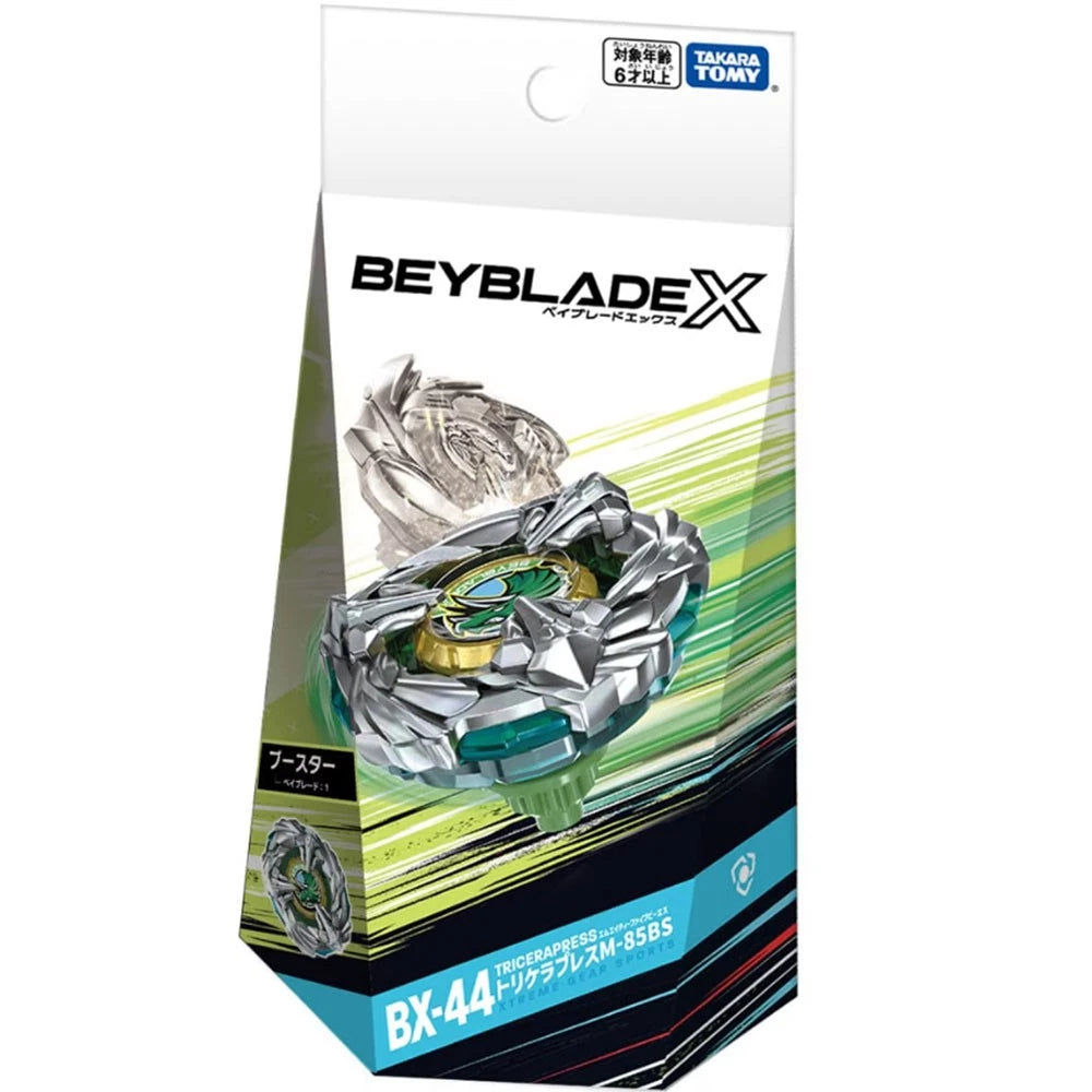TAKARA TOMY BX44 Tricerapless M-85BS Beyblade X Burst Booster Official Stock TAKARA - KOEEK