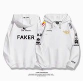 2024 LOL T1 Team League of Legends FAKER LPL Outdoor Hoodie Autumn/Winter 07FC0E-D4 - KOEEK