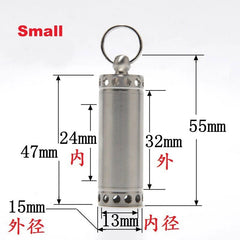 EDC High Stainless Steel Waterproof Storage Box Pill Case Outdoor Container Tool 07FC0E-D4 - KOEEK