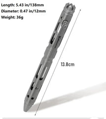 Titanium Ballpoint Pen Bolt Action Signing Writing Pen Business Office EDC Gift 07FC0E-D4 - KOEEK