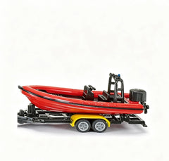 1/87 Removable Floating Boat Toy Siku Jeep Wrangler w Boat Trailer Diecast Model SIKU - KOEEK