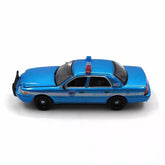 1:64 2001 Ford CrownVictoria Police Car Diecast Model BluevStaticDisplay Vehicle 07FC0E-D4 - KOEEK