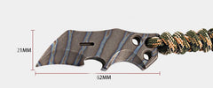 Solid Titanium Alloy Outdoor Multi Tool Pry Bar Crowbar Opener Unboxing EDC 07FC0E-D4 - KOEEK