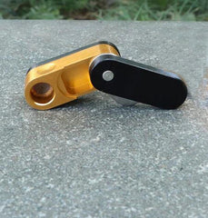 EDCFolding Aluminium Alloy Smoking Tobacco Herb Storage Pocket Double Layer Tool 07FC0E-D4 - KOEEK