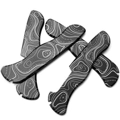 1 Pair Titanium Alloy Knife Handle Scales for 111MM Victorinox Swiss Army Knives 07FC0E-D4 - KOEEK