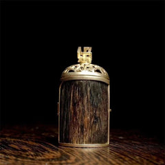 Mini Buddha Guardian Pendant Necklace Vintage Style Personal Amulet 07FC0E-D4 - KOEEK