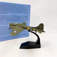 1:144 US B-17 Flying Fortress Memphis Belle Diecast Model Aircraft WWII US Bombe 07FC0E-D4 - KOEEK