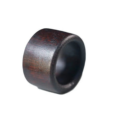 Myanmar Chenxiang Wood Thumb Ring Band Unisex Handheld Worry Ring 07FC0E-D4 - KOEEK