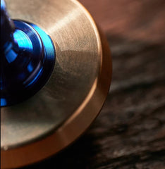 Titanium Brass Spinning Top EDC Toy Top Spinner Mental Stress Relief Fidget Toys 07FC0E-D4 - KOEEK
