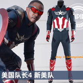 Captain America Brave World Jumpsuit Falcon Wilson 3D Outfit Cosplay Costume 07FC0E-D4 - KOEEK