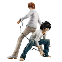Anime Death Note Figure Light Yagami & L Pvc Model Statue Collectible Toy Gift 07FC0E-D4 - KOEEK