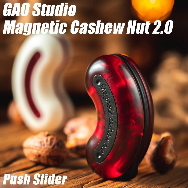 Gao Studio Cashew Hand Push Slider Fidget Desk Toys Gamer EDC PPB Gifts for Him 07FC0E-D4 - KOEEK