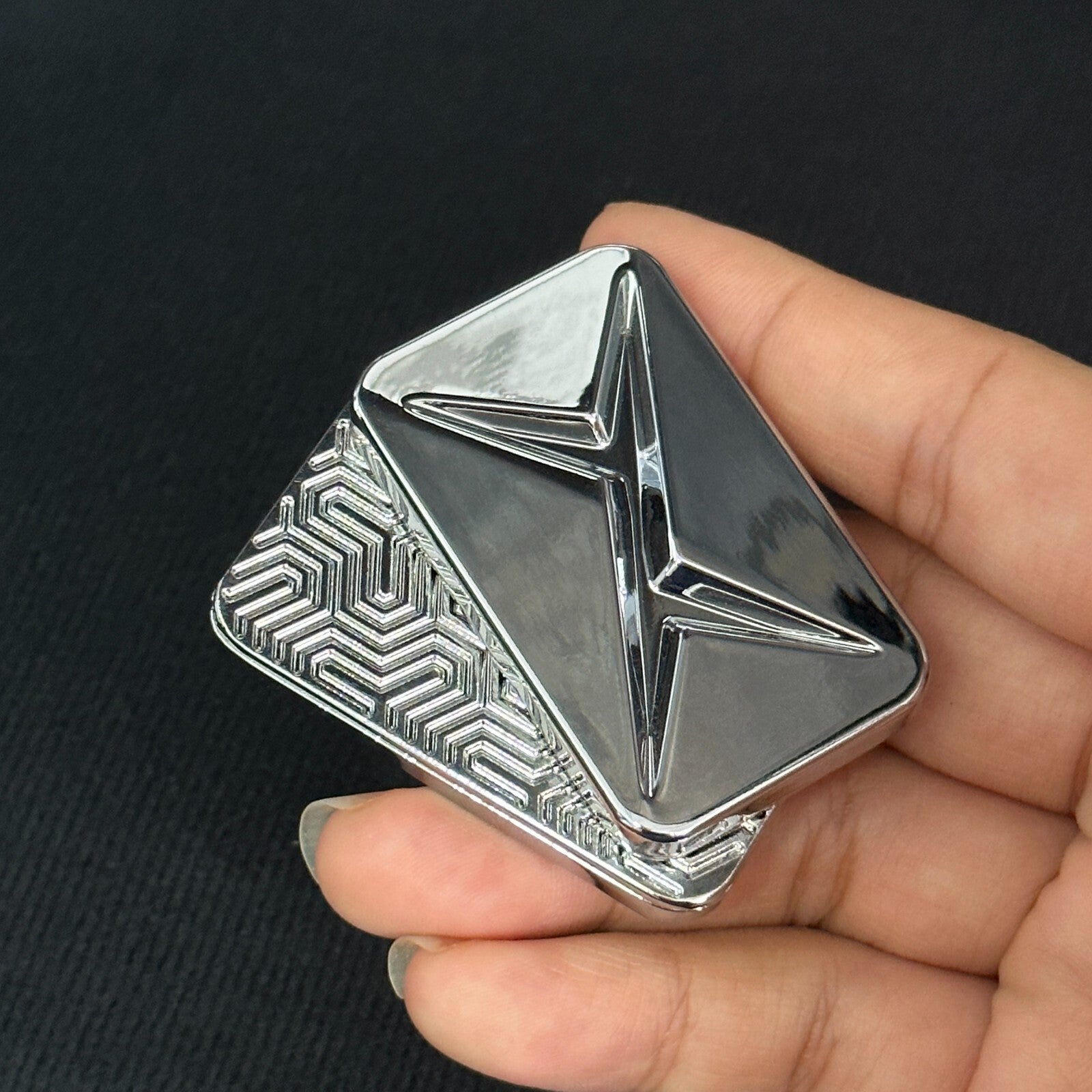 Trackless Fidget Slider Metal EDC Push Card Stress Relief ADHD Office Toys Gifts 07FC0E-D4 - KOEEK