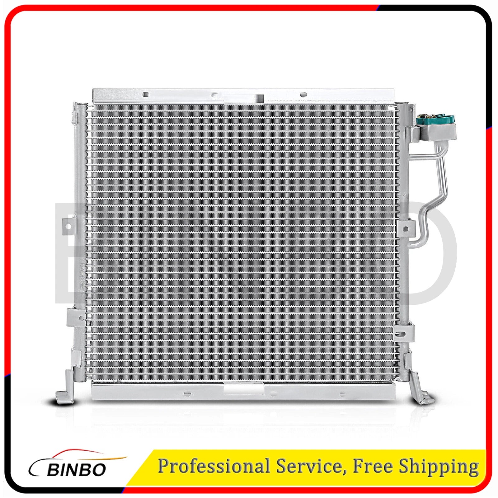 A/C Condenser Parallel Flow w/Bracket for BMW E36 318is 91-97 318ti 323is 325is 07FC0E-D4 - KOEEK