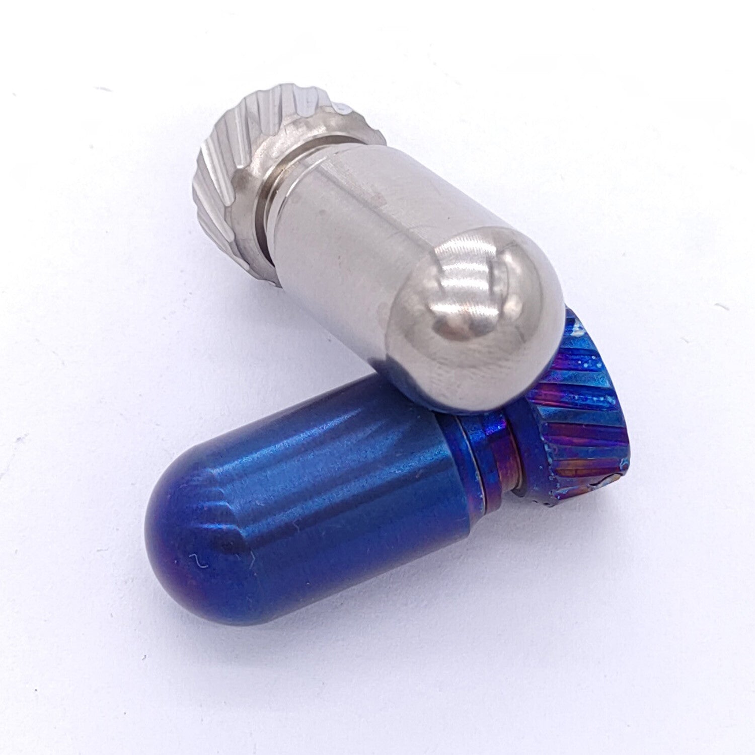 Titanium Waterproof Emergency Capsule Box Pill Case Keychain Pendant Bottle EDC 07FC0E-D4 - KOEEK