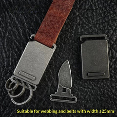 Titanium alloy Belt buckle EDC Portable Tool for Survival Suitable for 25mm belt 07FC0E-D4 - KOEEK