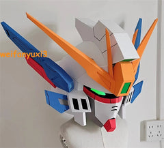Endless Waltz Wing Gundam Zero Wearable Helmet Mask LED Light up Cosplay Props 07FC0E-D4 - KOEEK