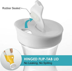 Plastic 50 Oz Water Carafe Flip Top Lid,Set of 2 Square Base Juice Containers 07FC0E-D4 - KOEEK