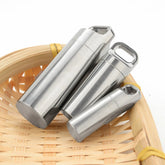 EDC Titanium Multi Tools Waterproof Portable Medicine Bottle Key Pendant Box Set 07FC0E-D4 - KOEEK