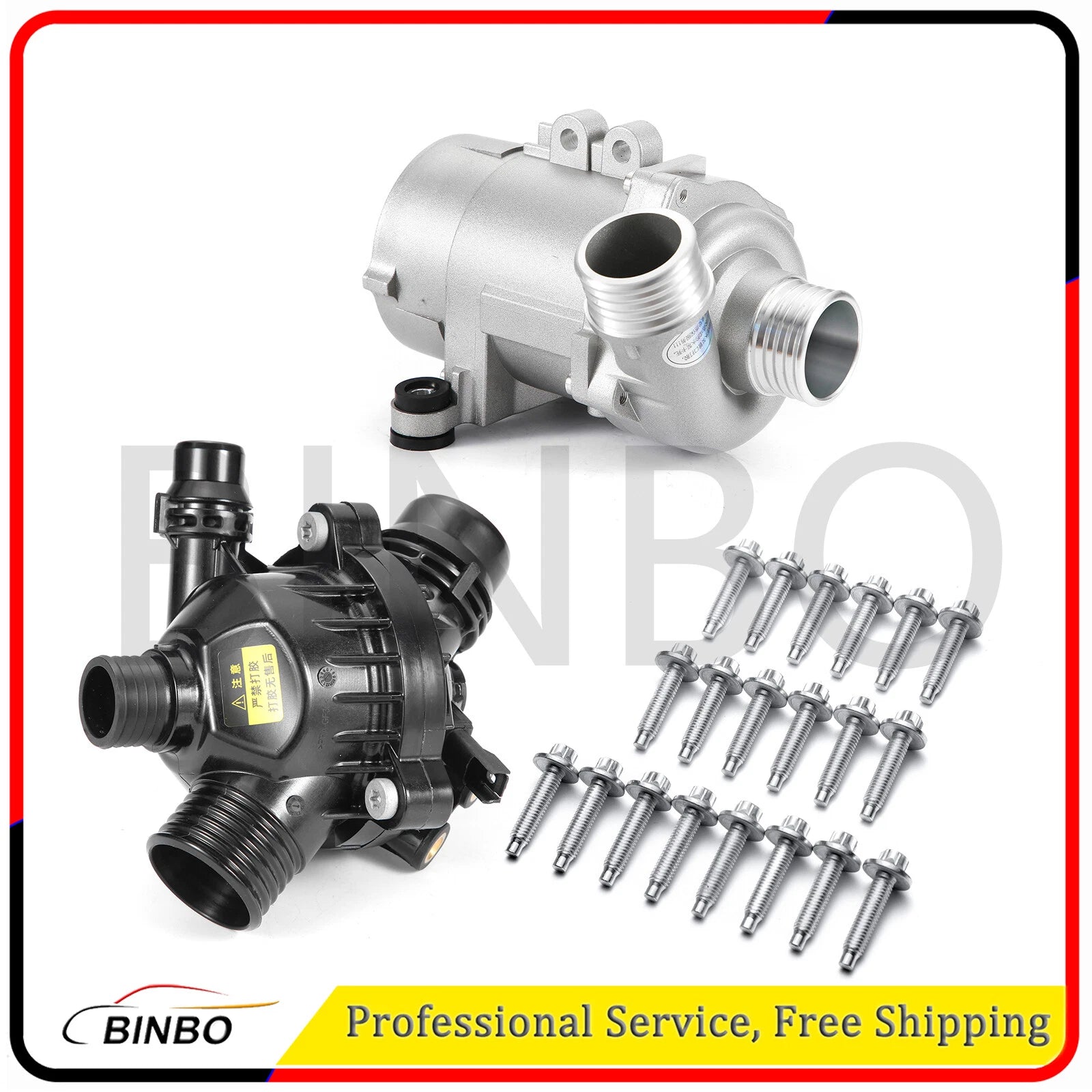 Electric Water Pump Thermostat Bolt for BMW 3 Series 11517586925 11537549476 07FC0E-D4 - KOEEK