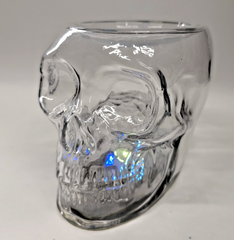 ! Bath & Body Works Halloween GLASS LIGHT-UP SKULL Pedestal for 3-wick BATH & BODY WORKS - KOEEK