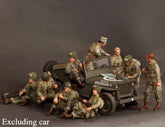 1/35 Resin Model Kit 101st Airborne Division 9 Figures Unassambled Unpainted 07FC0E-D4 - KOEEK