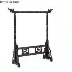 36.5cm Chinese Calligraphy Brush Holder Hanging Traditional Brush Shelf Rest 07FC0E-D4 - KOEEK
