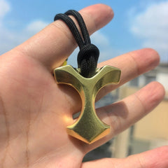 Pure copper EDC Tool Solid brass Pendant/Keychain 07FC0E-D4 - KOEEK