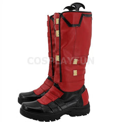 Marvel Wade Wilson Shoes Men Cosplay Deadpool 3 Boots Handmade Costume Props HANDMADE - KOEEK