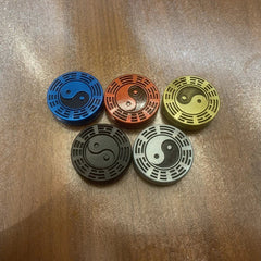 Metal Haptic Coins Adult Fidget EDC Toy ADHD Hand Spinner Stress Relief 07FC0E-D4 - KOEEK