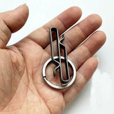 Titanium Alloy Quick Buckle Detach Belt Waist Hanging Keychain Key EDC Tools 07FC0E-D4 - KOEEK