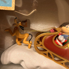 Disney Christmas Holiday Musical Sleigh Mickey Minnie Goofy Pluto 8 Songs Lights DISNEY - KOEEK