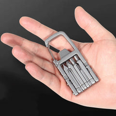 Outdoor Stainless Steel Multi Tools Card Bottle Opener Keychain EDC LittleHelper 07FC0E-D4 - KOEEK