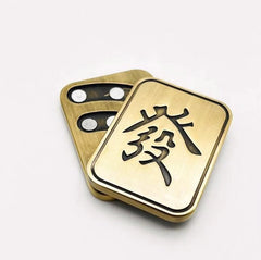 Small Zinc Alloy Mahjong Style Push Slider Metal Hand Fidget Depression EDC Toys 07FC0E-D4 - KOEEK
